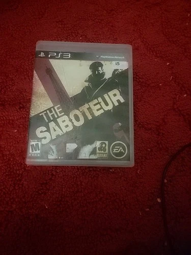 The Saboteur PlayStation 3 PS3 Disk And Case