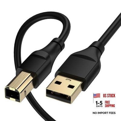 Canon Printer Cable, 10 FT High Speed 2.0 USB B to USB A Cable for Canon Pixma 