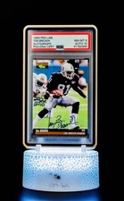 Tim Brown 1995 Pro Line, (SN: 2222/2410) / PSA NM-MT 8, Auto GEM MT 10