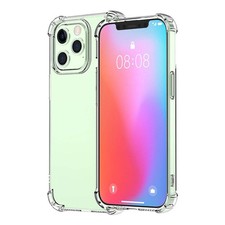 Shockproof Clear Phone Case Soft TPU Transparent Phone Cover Anti-Shock Ultra-Th