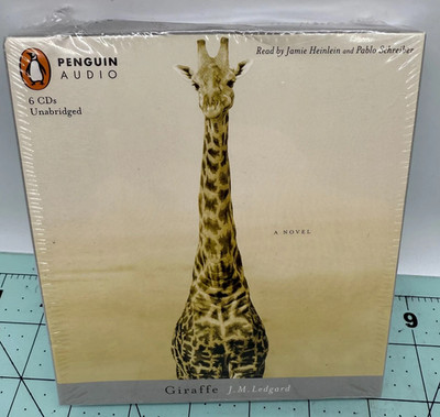 Sealed Giraffe by J.M. Ledgard Audio Book 6 CD Set Penguin Audio BRAND NEW