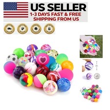Bulk Pack of 24 Colorful Bouncy Balls: Ideal for Goodie Bags  Classroom Rewards