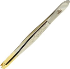CS29 3 1/2" Gold Tipped, Surgical Grade, German Slanted, Gold,silver