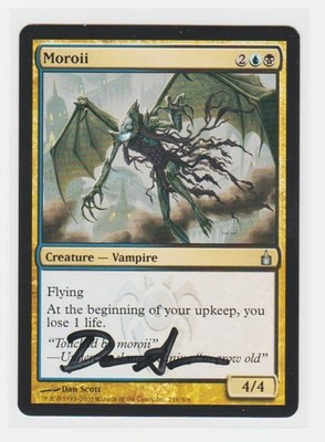 Magic the Gathering ~ Moroii ~ M/NM ~ Ravnica ~ Signed by Artist