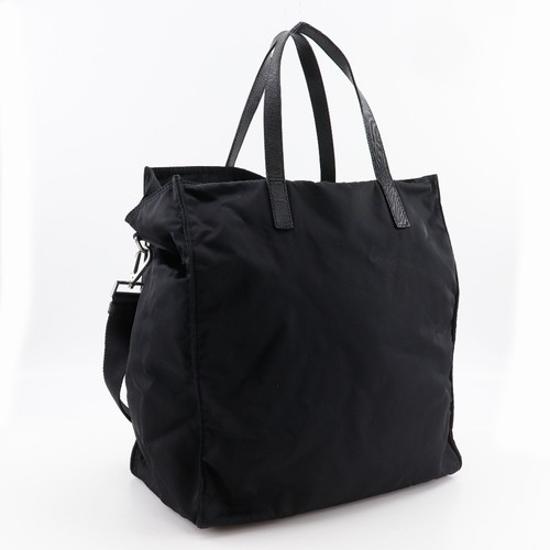 PRADA 2WAYS Umhängetasche Tasche schwarz Nylon Damen - Bild 3 von 12