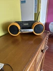 SONY CFD-980 Yellow Boombox CD Cassette Player Radio Stereo UNTESTED - NO CABLE