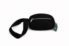 Wild Fable Black Nylon Belt Bag Fanny Pack Adjustable Strap Zip Pockets NWT