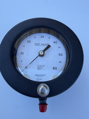 Ashcroft Test Gauge 0 60 PSI 0.25% Accuracy Grade 3A Temp Compensated