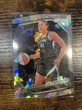 2025 Panini Prizm WNBA Kiah Stokes #58 Cracked Ice Las Vegas Aces a1