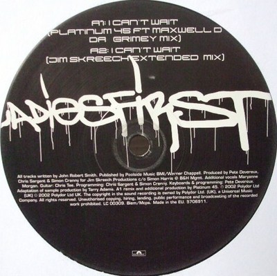 Ladies First - I Can't Wait (12'')