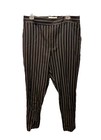 Equipment Femme Navy Pinstripe Trouser Ankle Pants, Women’s 12 — photo 2