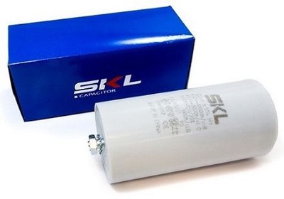 Kondensator 120uF Anlaufkondensator Motorkondensator 450V + GRD, Ø60x120mm, SKL
