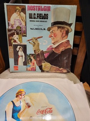 W.C. Fields LP Mark 56 Picture Disc NM Shrink Wrap Radio Broadcasts Comedy Vinyl