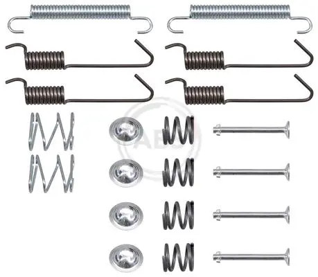 Brake shoe fitting kit 0046Q A.B.S. for KIA HYUNDAI