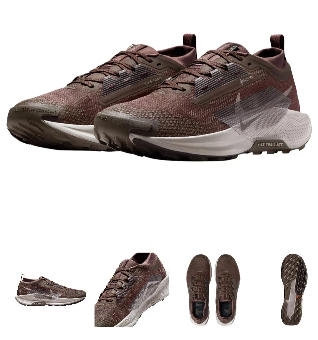 Nike Pegasus Trail 5 GTX Men's Waterproof Running Shoes FQ0908-012
Opens in a new window or tab