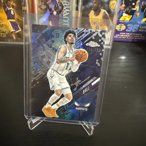 2025 Topps Chrome LaMelo Ball Refractors Blue (RAW)