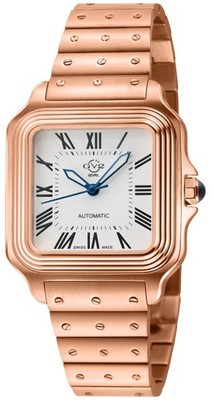 GV2 by Gevril 44204B Men's Lusso LX Rose Gold SA100 Swiss Automatic Watch