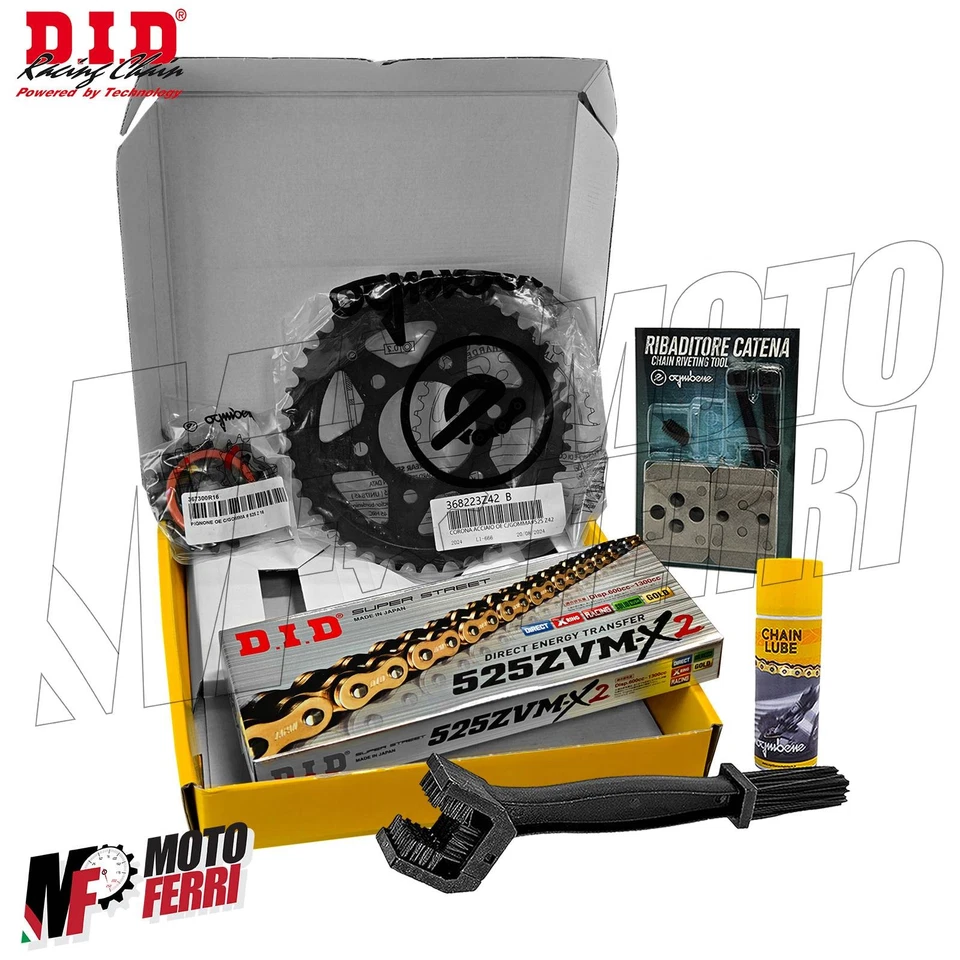 MF8868 Kit Trasmissione DID Ducati Multistrada V4 S Corona Pignone 2021 - 2025 - Immagine 4 di 4