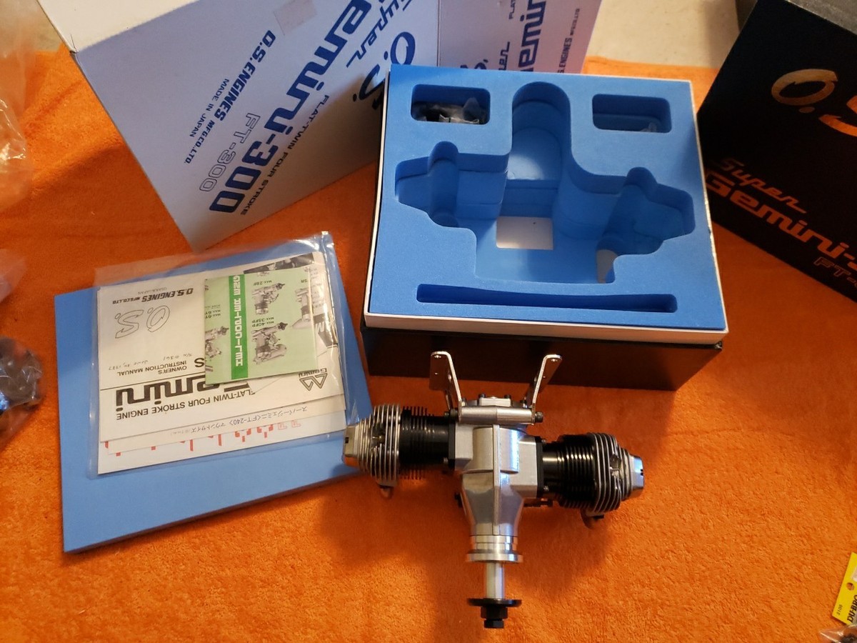 OS Engine - OS FT-300 SUPER Gemini 300 - 4C Flat Twin RC Motor