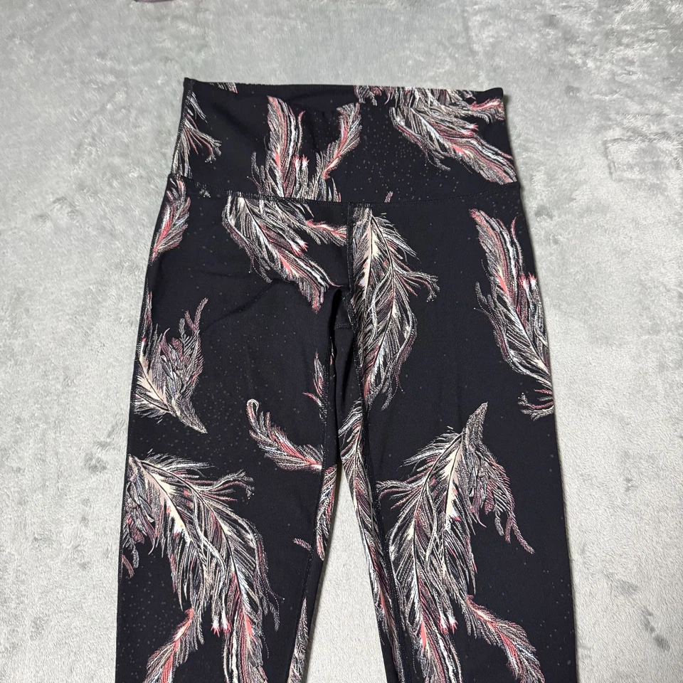 Leggings Free People Movimiento Mujer Negros Serenos Estampados 7/8 Reflectantes Exterior Foto 3 de 4