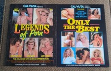Vtg Legends Of Porn Only The Best 8.5x11 Adult Video Promo Ad Slicks Chambers 