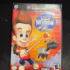 THQ Jimmy Neutron Jet Fusion Nintendo GameCube E NTSC-U/C Manual Included