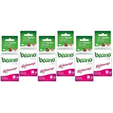 6 Pack Beano Meltaways Food Enzyme Dietary Supplement 15 Tablets Strawberry