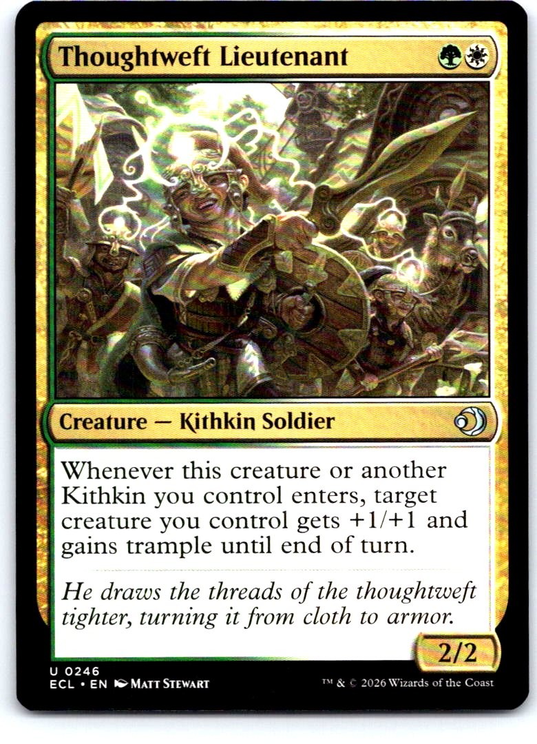 Thoughtweft Lieutenant 246 Uncommon Lorwyn Eclipsed Magic: The Gathering NM