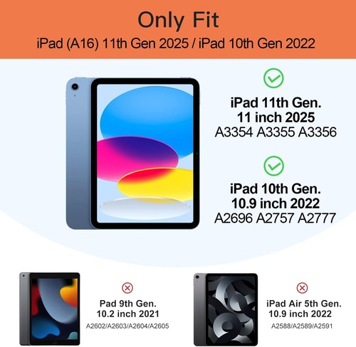 Case for iPad 11th Generation 11 Inch, 360 Degree Rotating Multi-Angle Stand - Picture 6 of 6