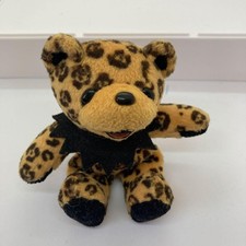 Grateful Dead Bean Bear Delilah Leopard Plush Toy 5.1 inches Collectible