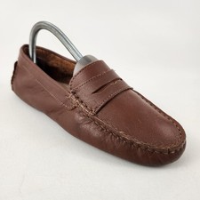 Coach And Four Romeo Driving Loafer ‎ Gray  Leather  Size 9M Coach and Four | Shoes | Brown Leather Loafers | Poshmark main image 4