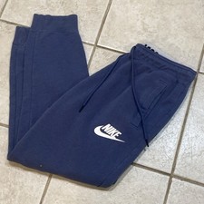 Nike Jogger Sweatpants Men's Medium M 30x28 Pocket Embroidered Just Do It Gym S3