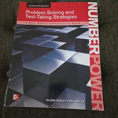 #ad #ad Number Power: Problem Solving and Test Taking Strategies See Pictures. Workbook $10.00