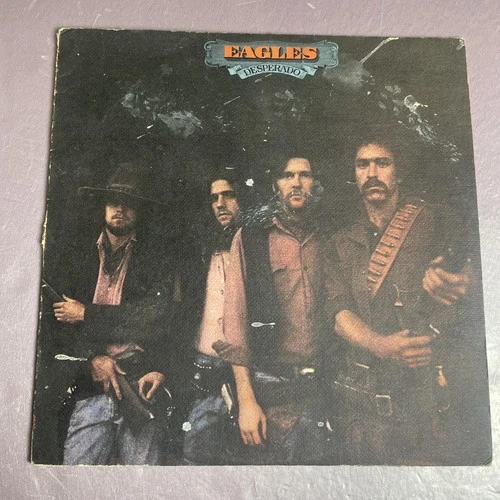 Vintage Eagles Desperado 12" Black Vinyl LP 1973 Asylum Country Rock Album
