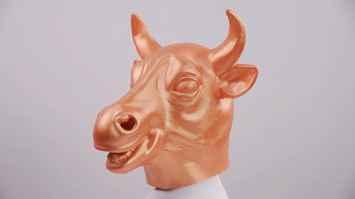 Masquerade Halloween Latex Fancy Animal Head Mask Creepy Party Cosplay Costumes - Video 1 of 1