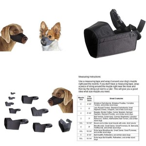 x small dog muzzle