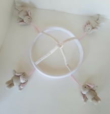 Pottery Barn Kids Pink Capiz Butterfly Nursery Mobile Room Decor