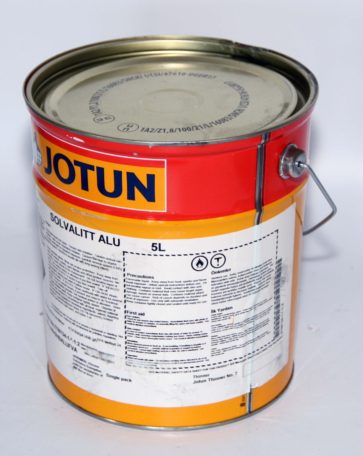 Jotun Solvalitt ALU Heat resistant Aluminum one component coating 5