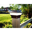 Miniaturansicht 5  - 8 Outdoor Garten Solar LED PFOSTEN DIELE KAPPE VIERECKIG Zaun Licht Landschaft Lampe