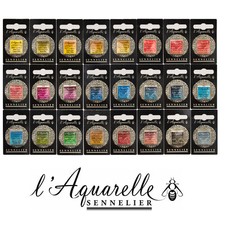 98 Farbt&ouml;ne SENNELIER Feinste K&uuml;nstler Aquarellfarbe 1/2 N&auml;pfchen  Aquarell