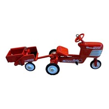 1998 Hallmark Keepsake Kiddie Car Classics Ornament 1955 Murray Tractor Trailer