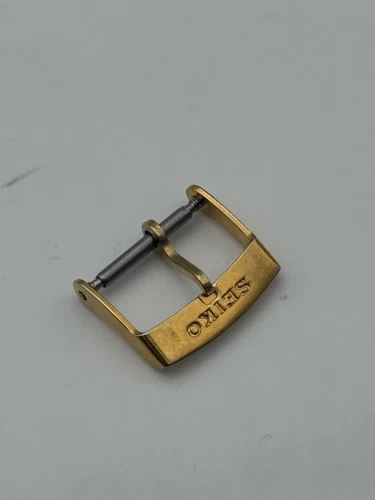 seiko 16mm buckle buckle gold plated vintage