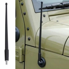 Reflex 13" AM FM Radio Antenna for Jeep Wrangler JK JL 2007-2018 Rugged Ridge