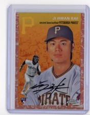 2023 Topps Chrome Platinum Ji Hwan Bae Toile Cream/Rose Gold Refractors #/75