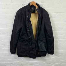 Wantdo Women's Full Zip Parka Jacket Cotton Long Sleeve Solid Black Size Xl