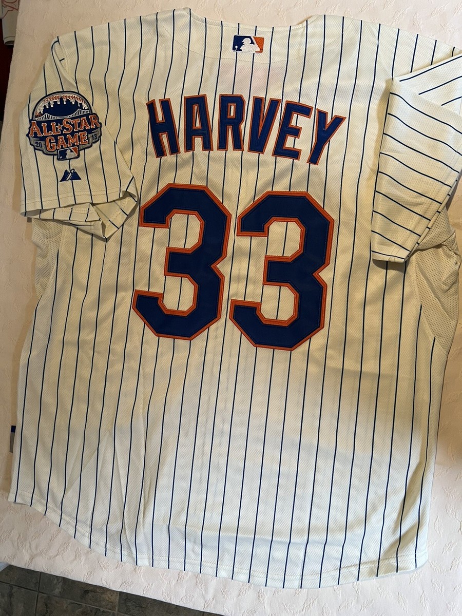Authentic New York Mets Matt Harvey #33 Majestic Baseball Jersey