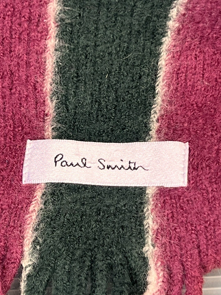 Bufanda Paul Smith - Púrpura y Verde - Súper Suave Foto 2 de 4