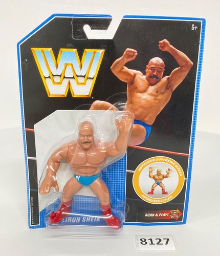 WWE Wrestling Figure Retro Series Iron Sheik Matte...