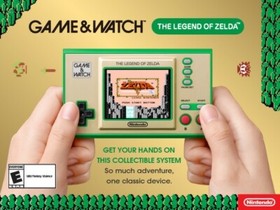 Nintendo Game and Watch Legend of Zelda, II, Link's Awakening NEW SEALED CIB
