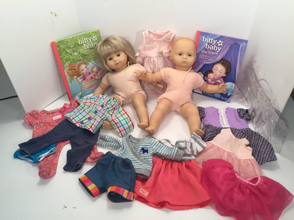 American Girl Dolls Bitty Baby Baby and Toddler with books and